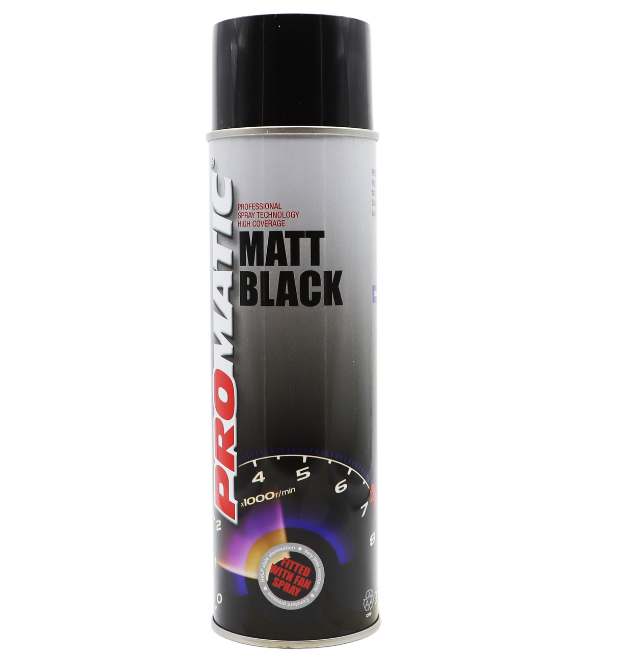 Promatic Matt Black 500ml Aerosol