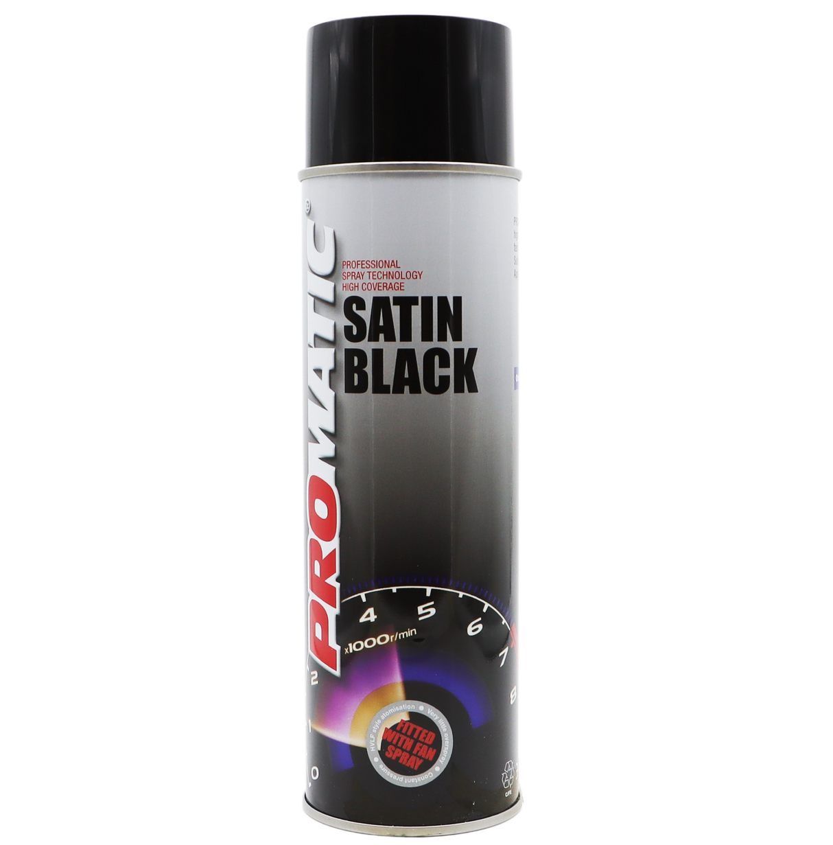 Promatic Satin Black 500ml Aerosol